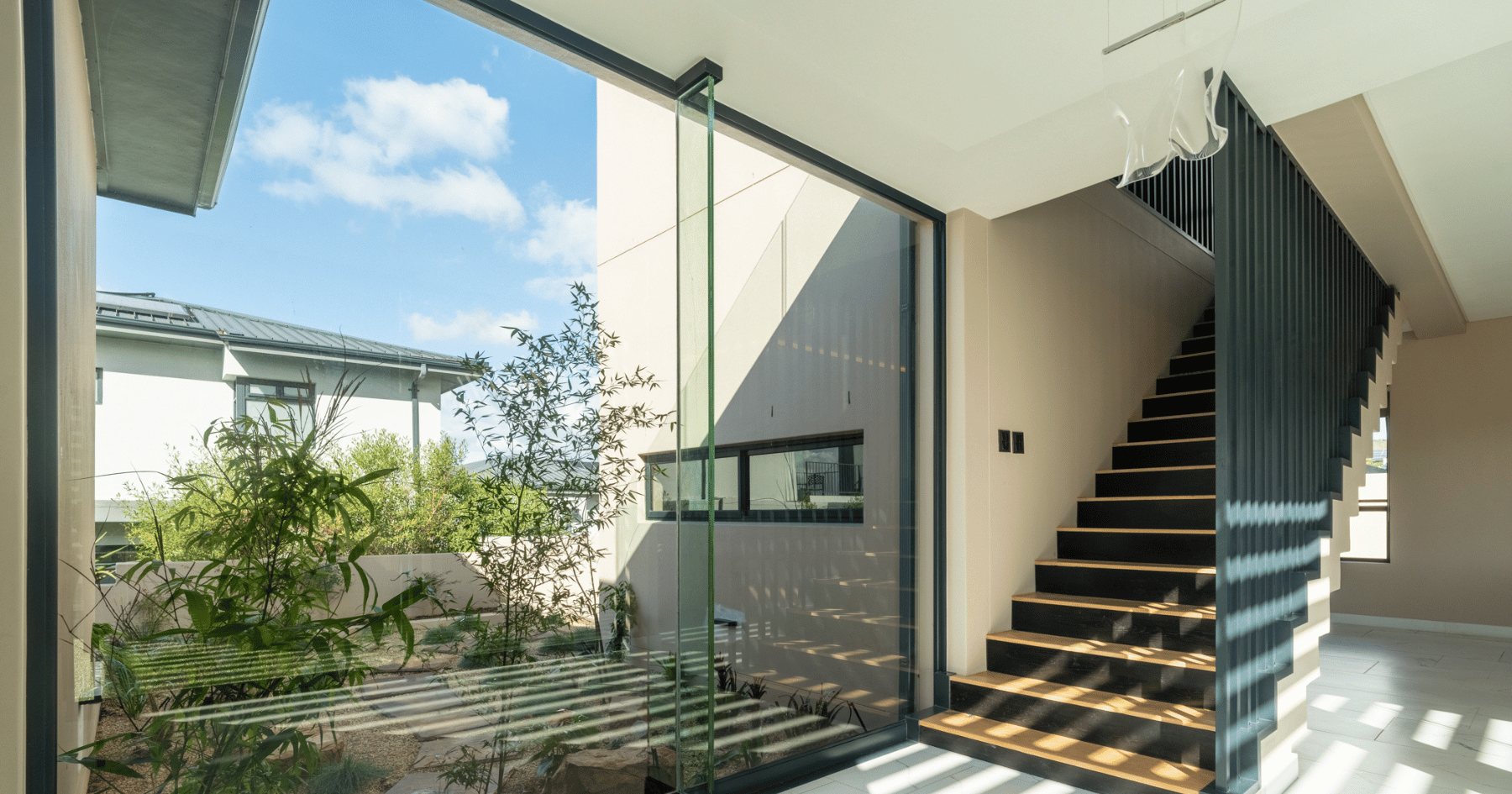 Custom aluminium and glass installation by HVS Aluminium in Wellington