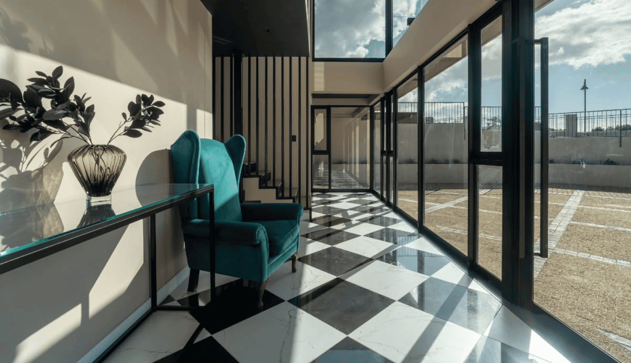 Aluminium and glass project completed by HVS