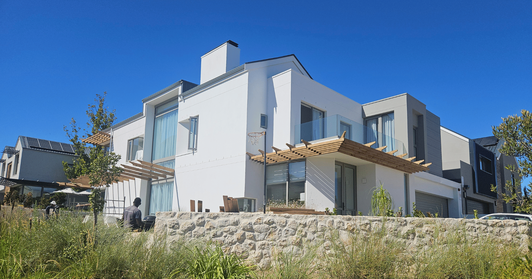 Custom aluminium and glass installation by HVS Aluminium in Wellington