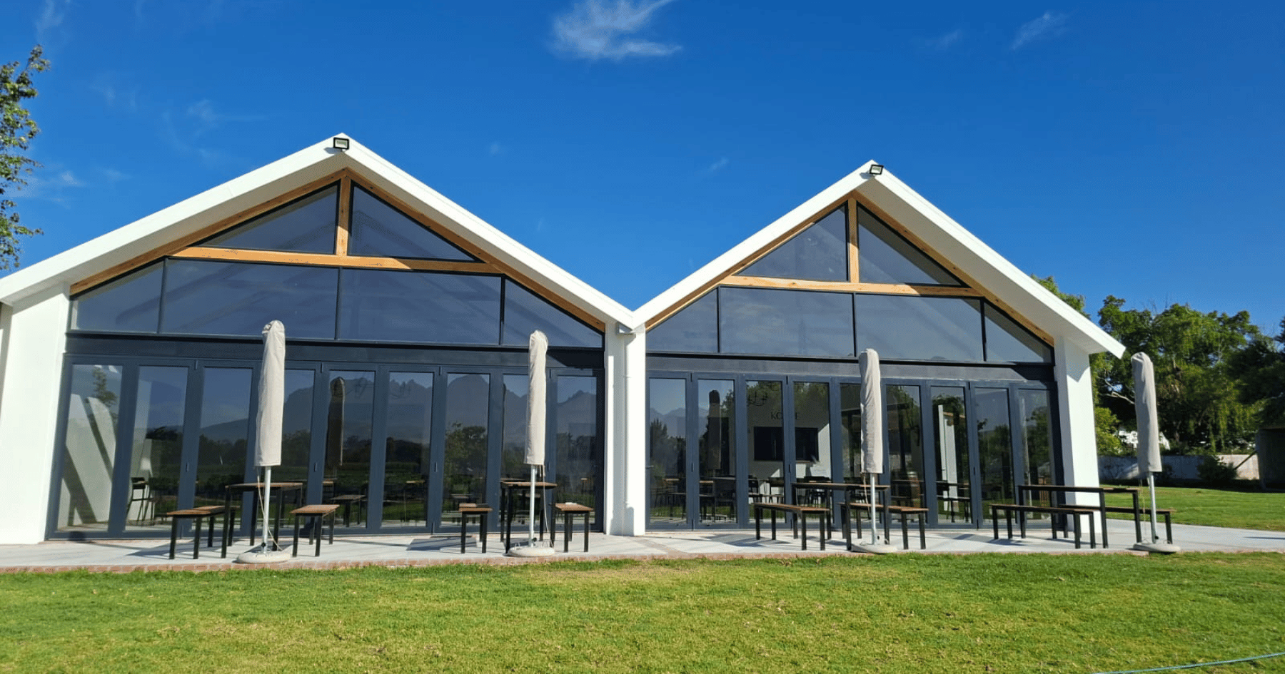 Custom aluminium and glass installation by HVS Aluminium in Wellington
