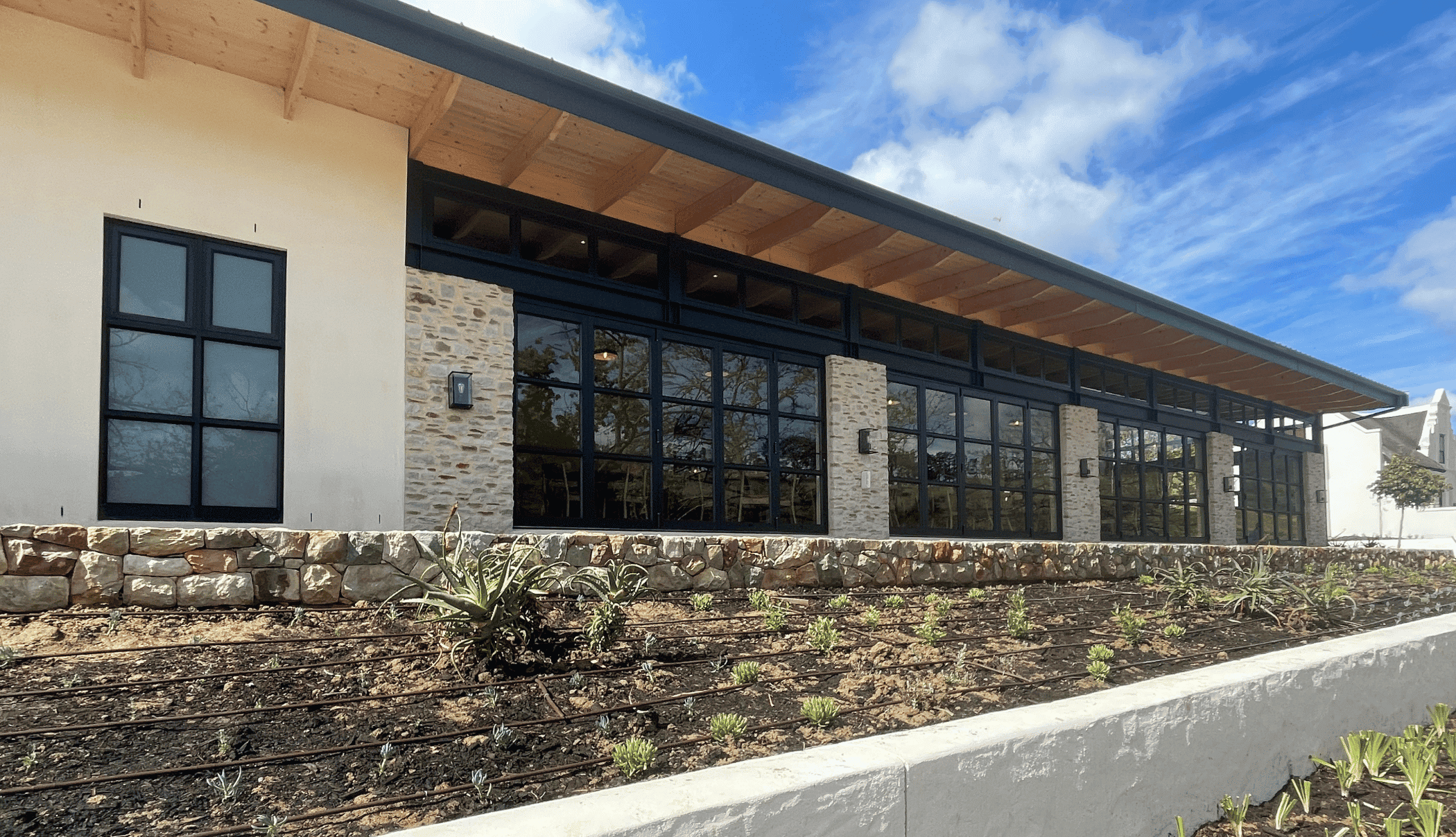 Aluminium and glass project completed by HVS