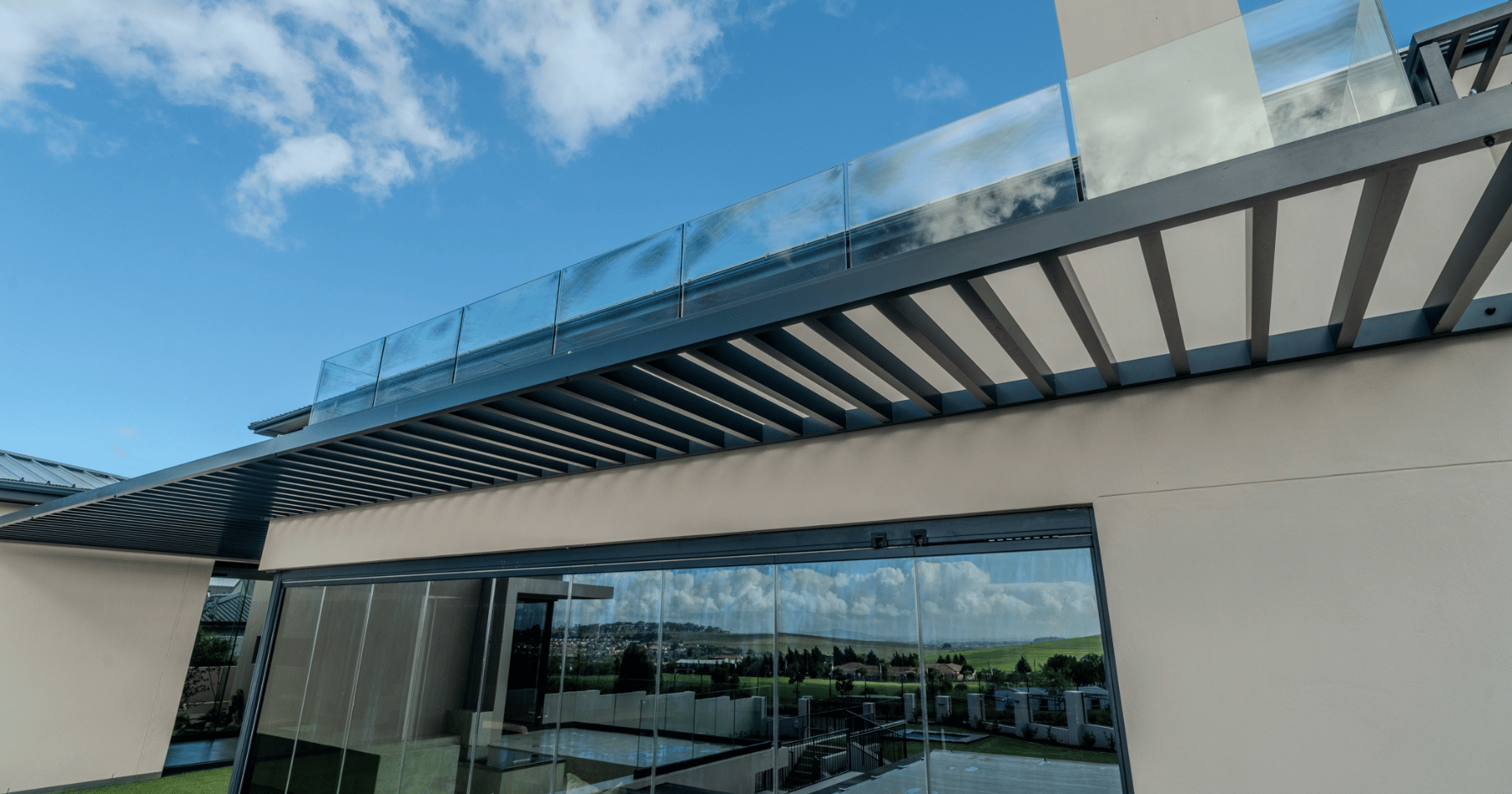 Custom aluminium and glass installation by HVS Aluminium in Wellington