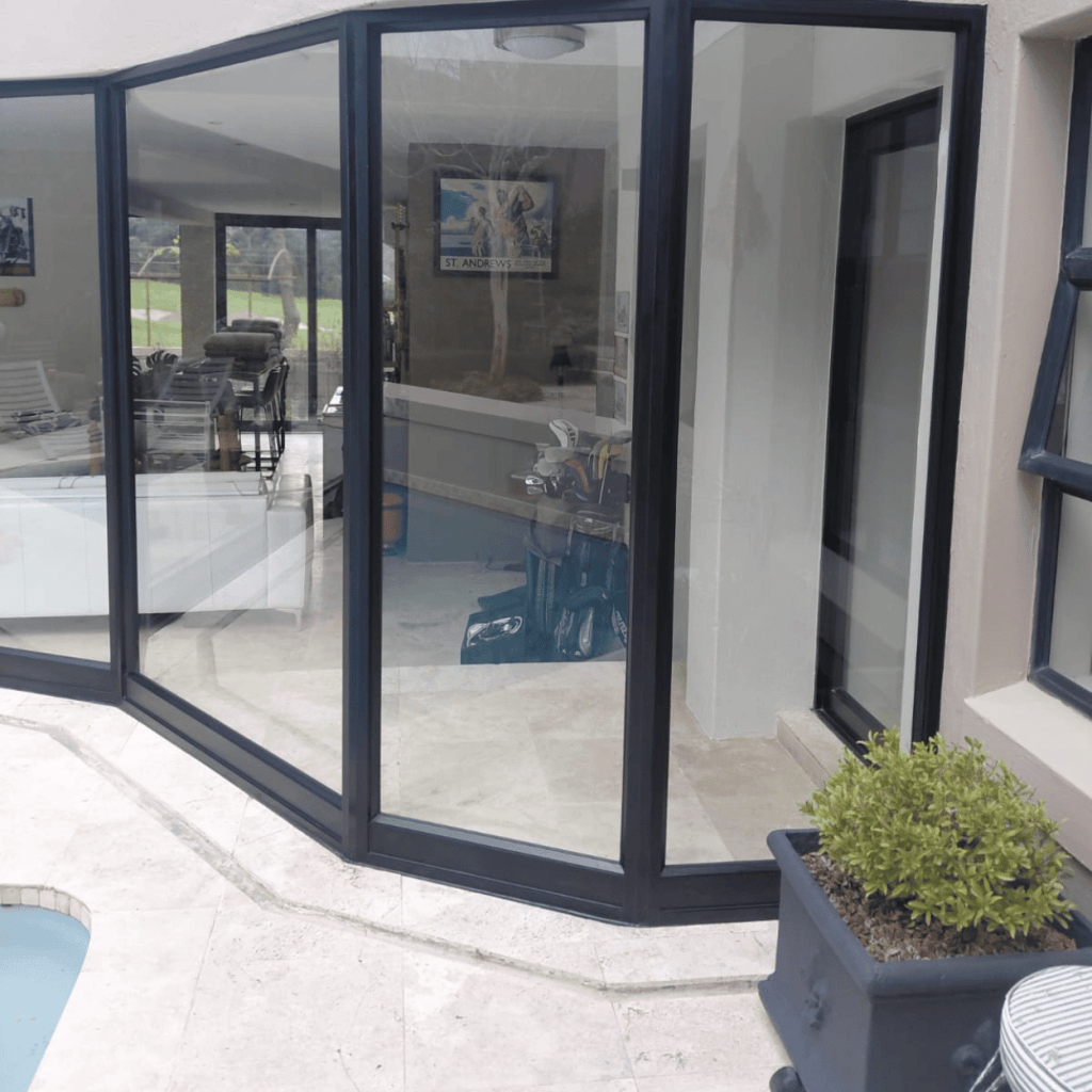 Custom aluminium and glass installation by HVS Aluminium in Wellington