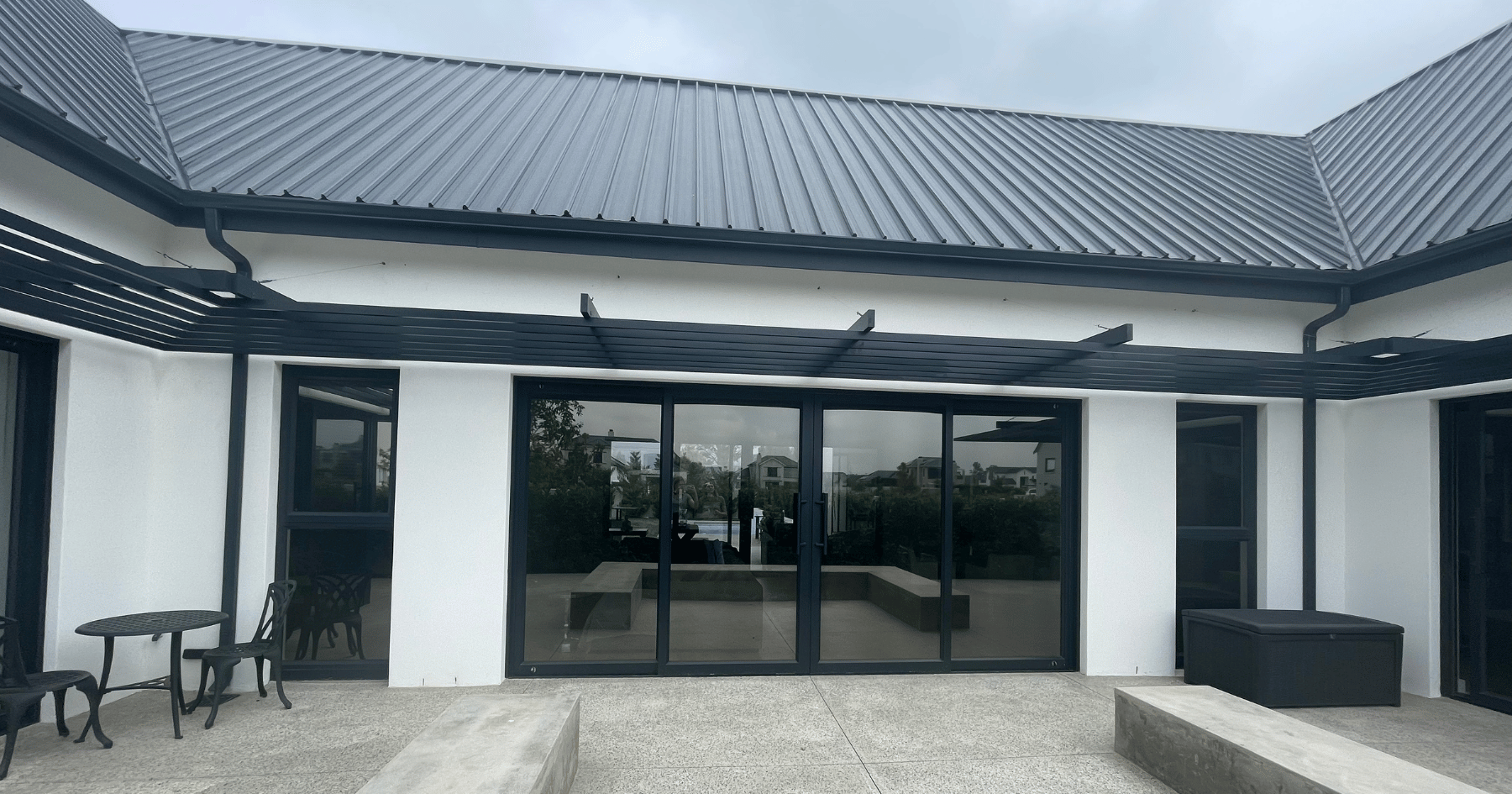 Custom aluminium and glass installation by HVS Aluminium in Wellington