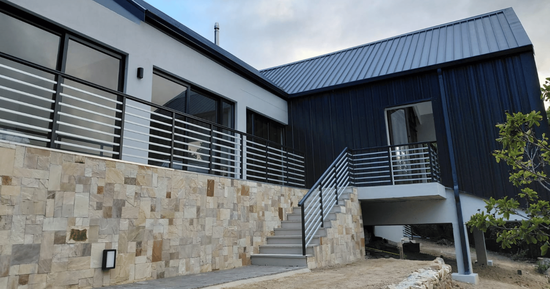 Custom aluminium and glass installation by HVS Aluminium in Wellington